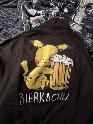 Customer photo review of Bierkachu - Hoodie Unisex Rückendruck