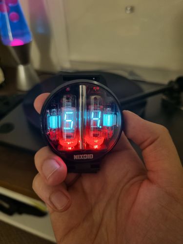 Customer photo review of Nixie Tube Watch 'Space VFD'