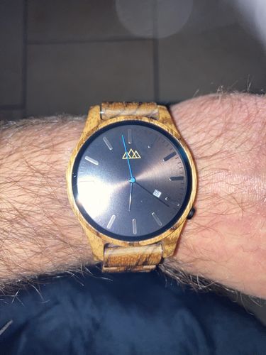 Customer photo review of Montre en bois - Kali