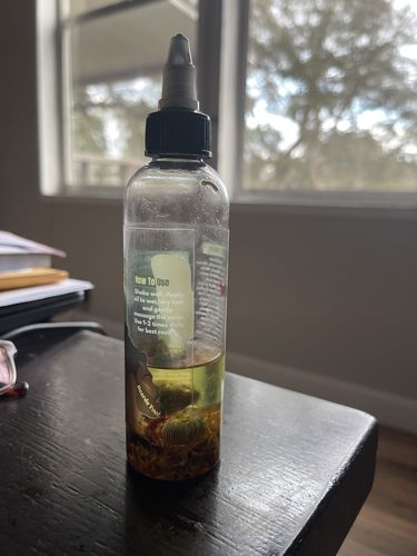 Customer photo review of Herbal Hair/Beard Growth Oil