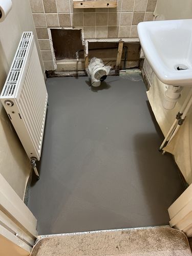 Customer photo review of Setcrete Latex Floor Levelling Compound 20kg