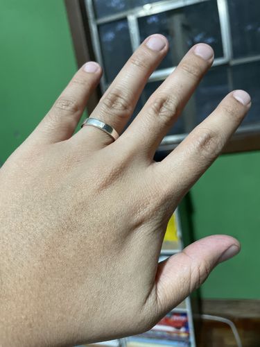 Customer photo review of Rethymno Wedding Rings