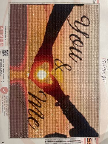 Customer photo review of Diamond Painting - You & Me