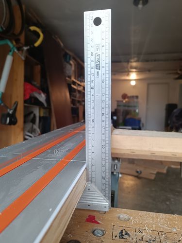 Customer photo review of Scie circulaire 185mm Evolution R185CCSX avec Lame multi-matériaux TCT et Guide de 1,02m