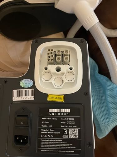 Customer photo review of EMSlim Neo for Home Use
