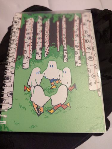 Customer photo review of Forest Circle Ghosts Reusable Large Sticker Book