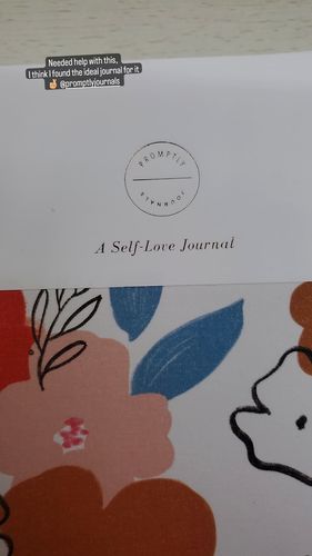 Customer photo review of Self-Love Journal - Poppy