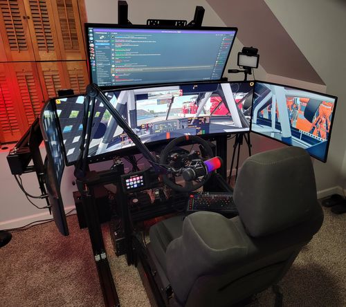 Customer photo review of Simulator Monitor Stand