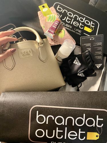 Customer photo review of DKNY Bianca Leather Crossbody Bag DKNY