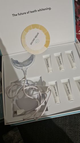 Customer photo review of PAP+ LED Teeth Whitening Kit (Reward)