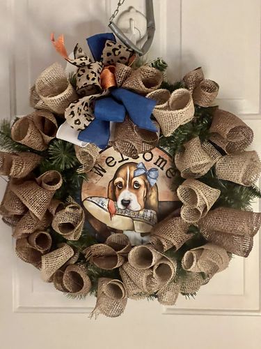 Customer photo review of Set of 5, 10" Round Sublimation Blank DEI-003, Blank Metal Sign