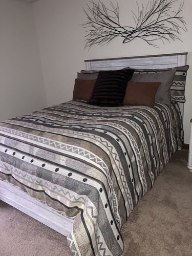 Customer photo review of Timber Linen 4-Piece Comforter Set By J Queen