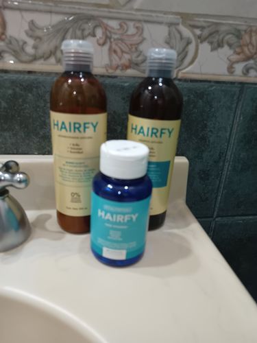 Customer photo review of Shampoo Anticaída Hairfy