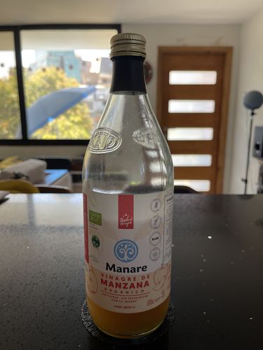 Customer photo review of VINAGRE DE MANZANA ORGÁNICO
