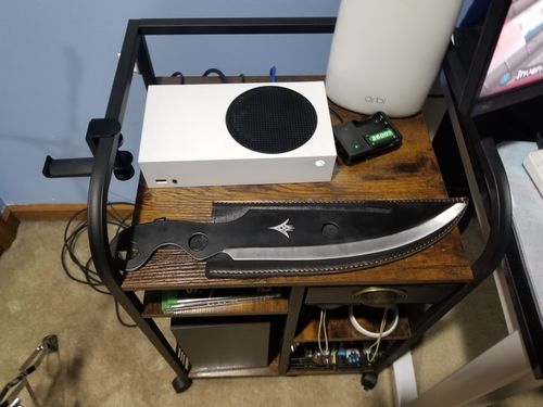 Customer photo review of 20"Destiny 2 Hunter Knife (D2 Steel & Japanese Steel is also Available) / Bladedancer Nighthawk Knife of Hunter from The Destiny