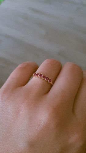 Customer photo review of ANILLO ROSE BAÑO DE ORO