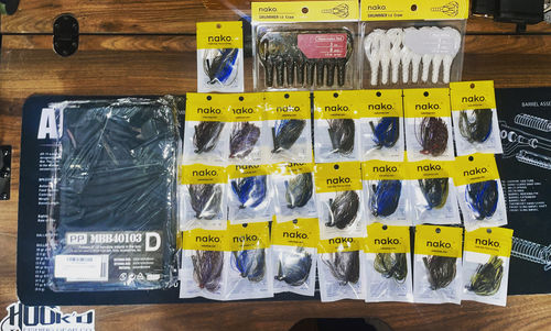 Customer photo review of Nako Tungsten Jig Kit | 23 Piece Jigs & Terminal Tackle Box