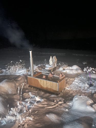 Customer photo review of Wood Burning Hot Tub