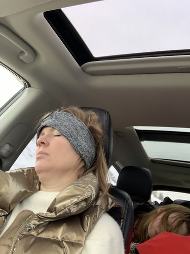 Customer photo review of CozyBand Wireless Headphones