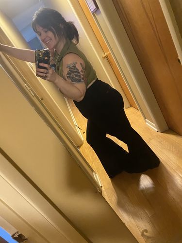 Customer photo review of MTO Black Boho Bells