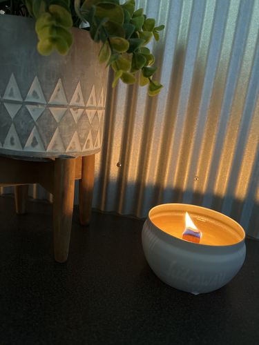Customer photo review of Scented Candle - Lime Coconut
