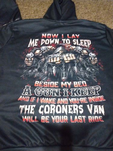 Customer photo review of NOW I LAY ME DOWN TO SLEEP ALL OVER PRINT - YHHN2312221