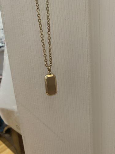 Customer photo review of Beveled Edge Urn Pendant