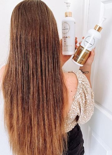 Customer photo review of Hair Growth With Argan Oil - 10 Minute Miracle - Spray Bundle