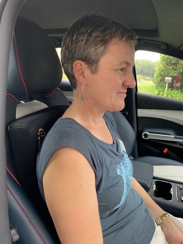 Customer photo review of Giraffe Cushion