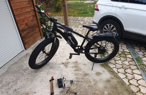 Customer photo review of Shengmilo MX02S 1000W 26" Fat Bike E-Mountain Bike 17Ah 35km/h 90km