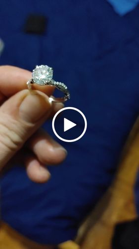 Customer video review of Round Moissanite Infinity Petite Twisted Vine Engagement Ring