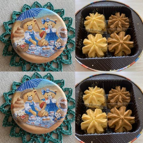 Customer photo review of New Mini 2 Mix Butter Flower Cookies (8pcs) - Pre-Order