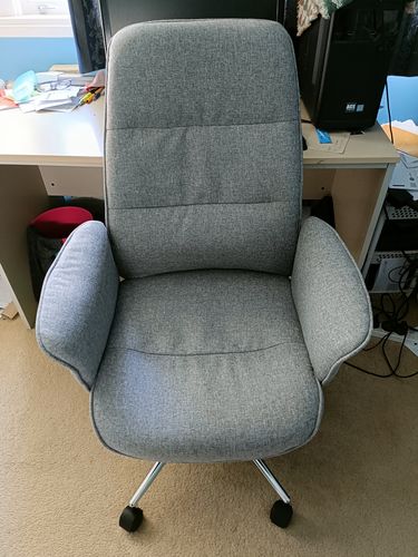 Customer photo review of Ellen Office Chair Highback (Free Shipping Nationwide)
