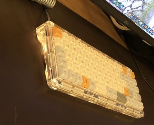 Customer photo review of IDOBAO ID75 v3 65% Orthor Layout Gasket Mount Hot-swap Mechanical Keyboard