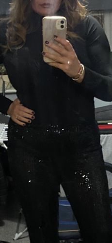 Customer photo review of Long Sleeve High Neck 'Helena' Bodysuit With Zip Back