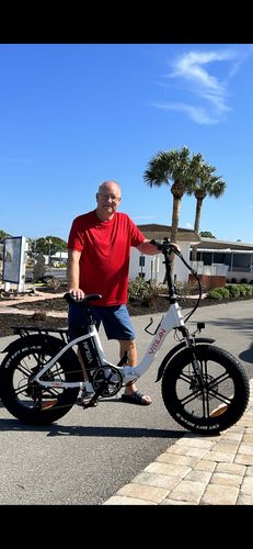 Customer photo review of U7 Step-thru Foldable Fat Tire Electric Bike