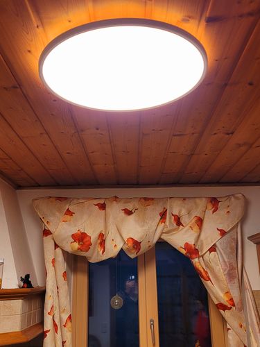 Customer photo review of Smarte Deckenleuchte Amela, 50 cm, white+ambiance