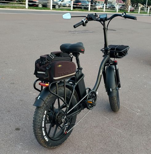 Customer photo review of CMACEWHEEL Y20 750W 20" Step-through Folding Electric Fat Bike 15Ah 45km/h 100km