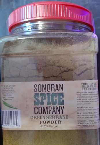 Customer photo review of Serrano Pepper Powder
