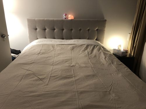Customer photo review of Revo Platform Storage Bed - Grey Linen