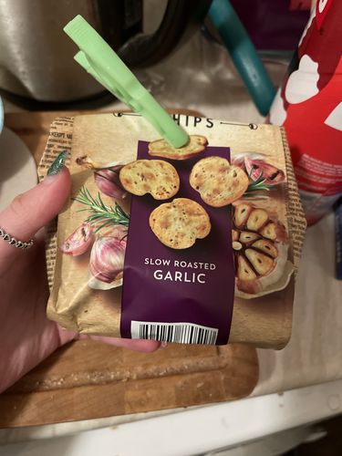 Customer photo review of Maretti Oven Baked Bruschetta Bites Slow Roasted Garlic - 70g