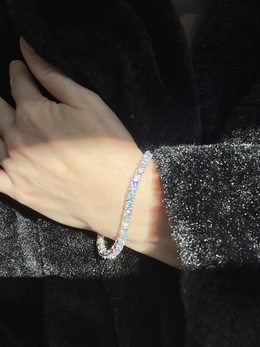 Customer photo review of Classic Shining Tennis Bracelet