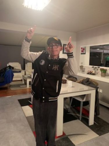 Customer photo review of Blouson Américain Teddy