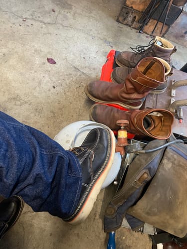 Customer photo review of 6 Inch Moc Toe Boot