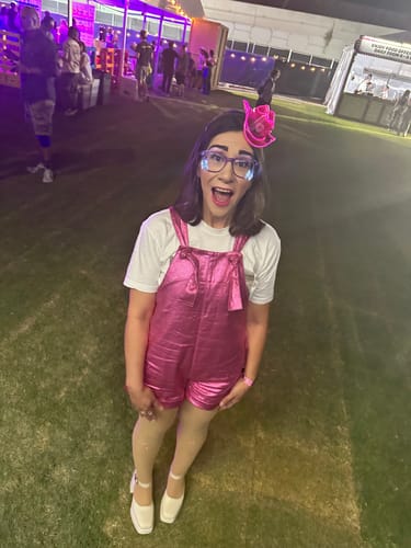 Customer photo review of Mini Neon Cowboys® Hat