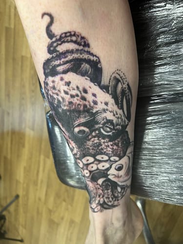 Customer photo review of Signature Tattoo Numbing Cream XL