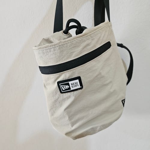 undefined review of Ivory Drawstring Shoulder Bag image 1 out of 1