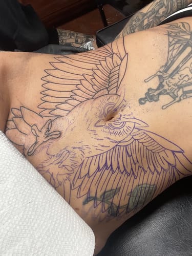 Customer photo review of Signature Tattoo Numbing Cream
