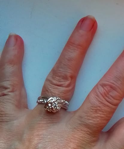 Customer photo review of Love Knot Ring