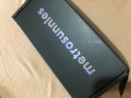 Customer photo review of MetroSunnies Lisa Specs (Champagne) / Con-Strain Blue Light / Anti-Radiation Computer Eyeglasses